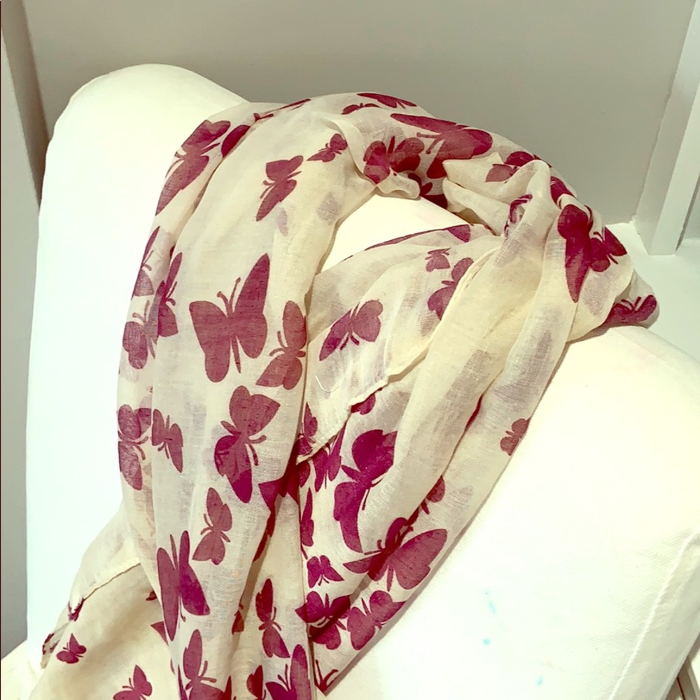 Butterfly scarf